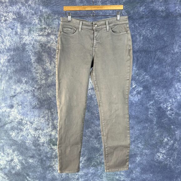 NYDJ Lift/Tuck 'Alina Legging' Stretch Jeans. Gray, Women's Size 10. - Picture 1 of 4
